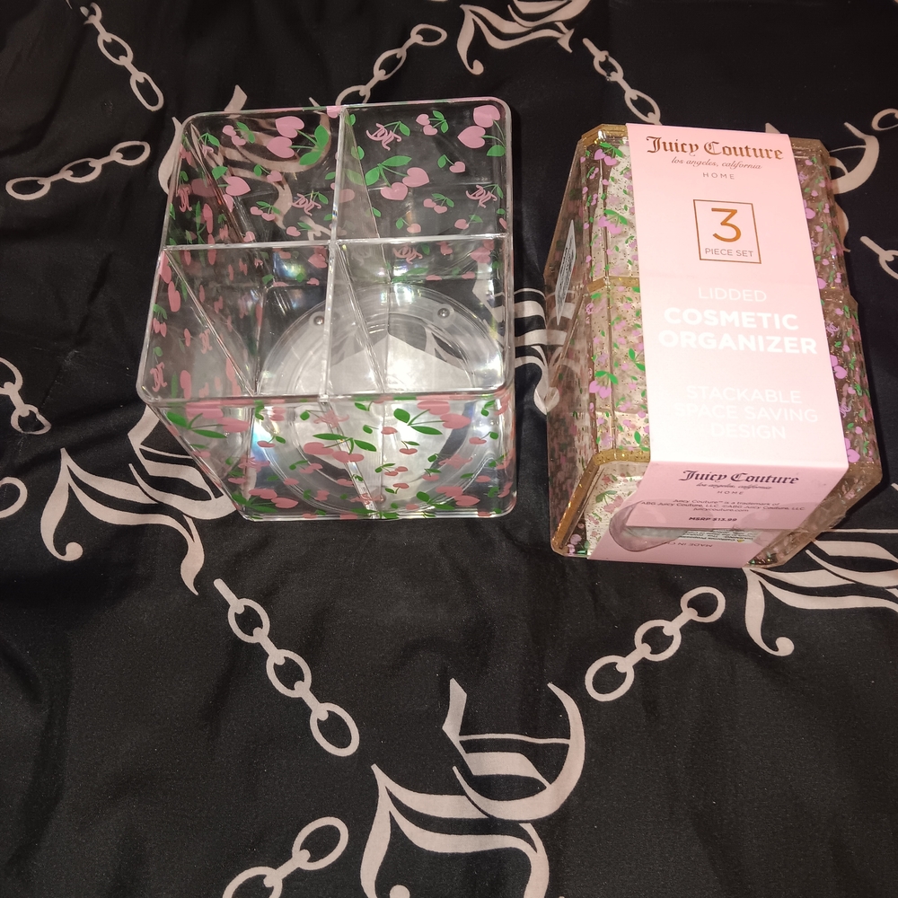 Juicy Couture Pink Cosmetic Organizer